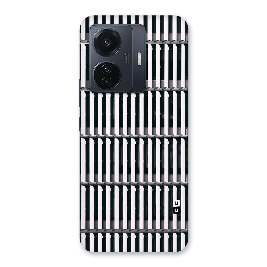 Dark Lines Pattern Back Case for Vivo T1 Pro