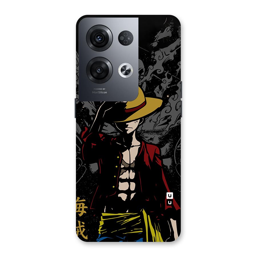 Dark Luffy Art Back Case for Oppo Reno8 Pro 5G