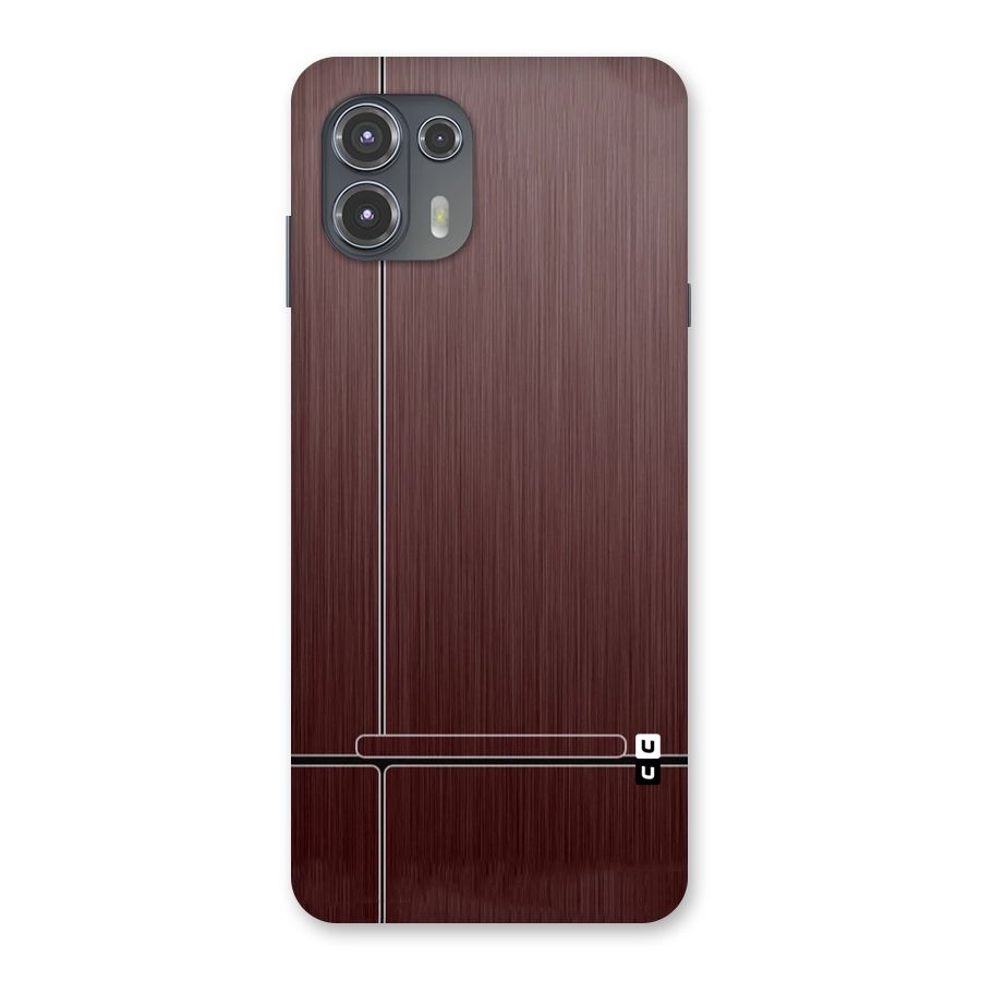 Dark Maroon Classic Design Back Case for Motorola Edge 20 Fusion