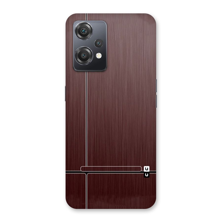 Dark Maroon Classic Design Back Case for OnePlus Nord CE 2 Lite 5G