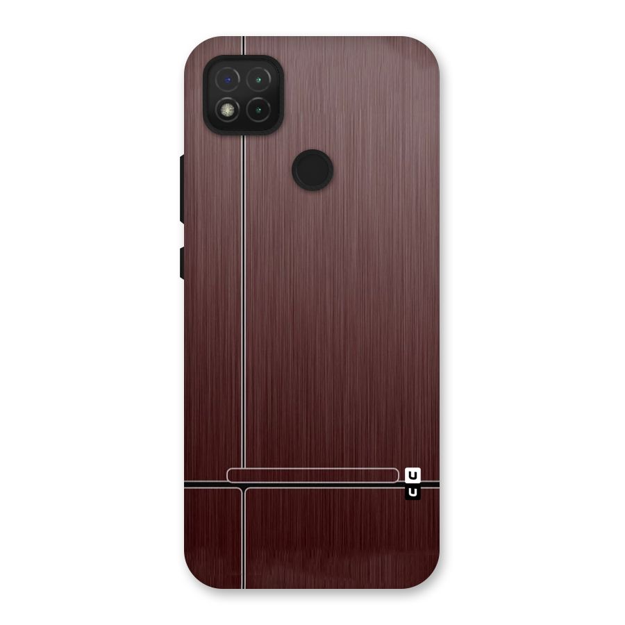 Dark Maroon Classic Design Back Case for Redmi 9 Activ