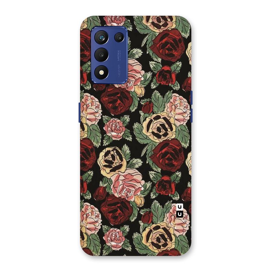 Dark Pastel Flowers Back Case for Realme 9 5G Speed