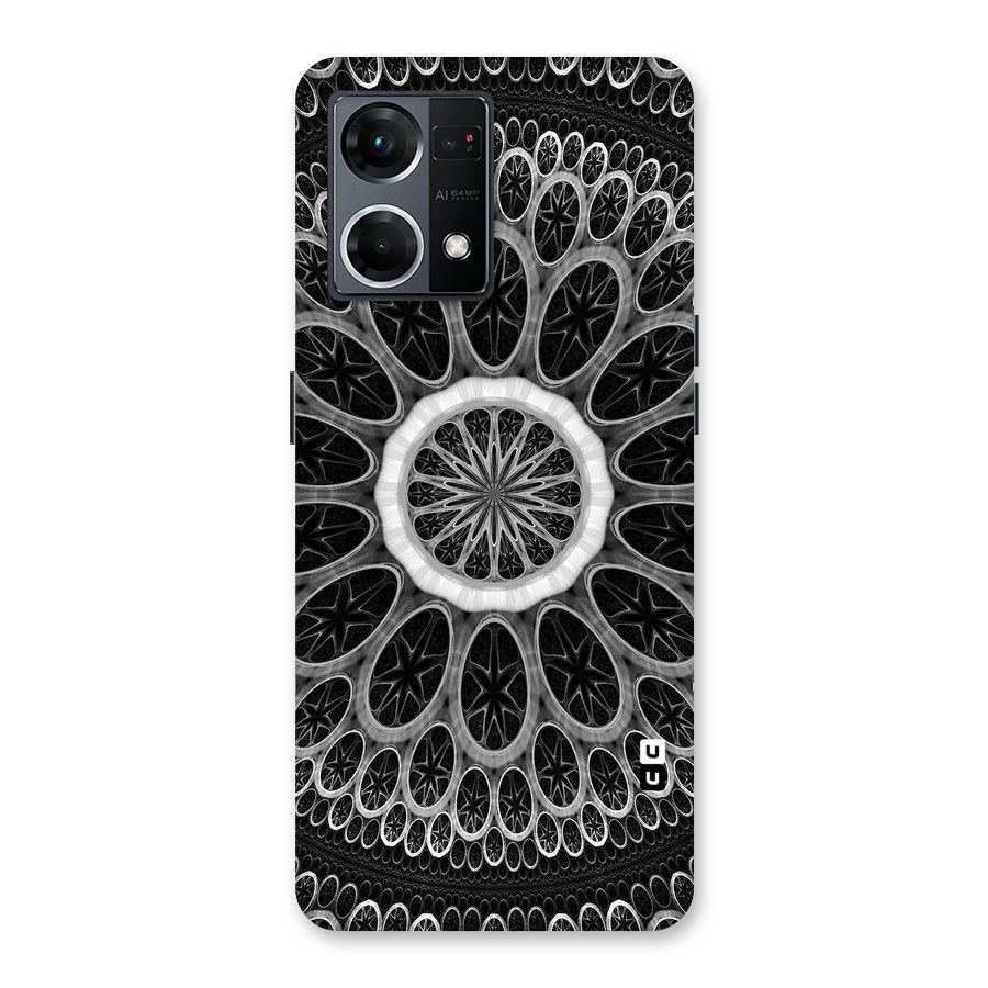 Dark Pattern Art Glass Back Case for Oppo F21 Pro 5G