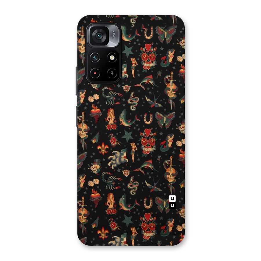 Dark Pattern Back Case for Poco M4 Pro 5G