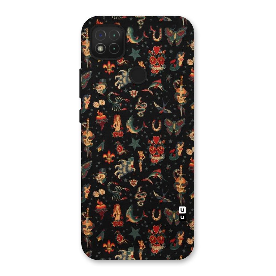 Dark Pattern Back Case for Redmi 9 Activ