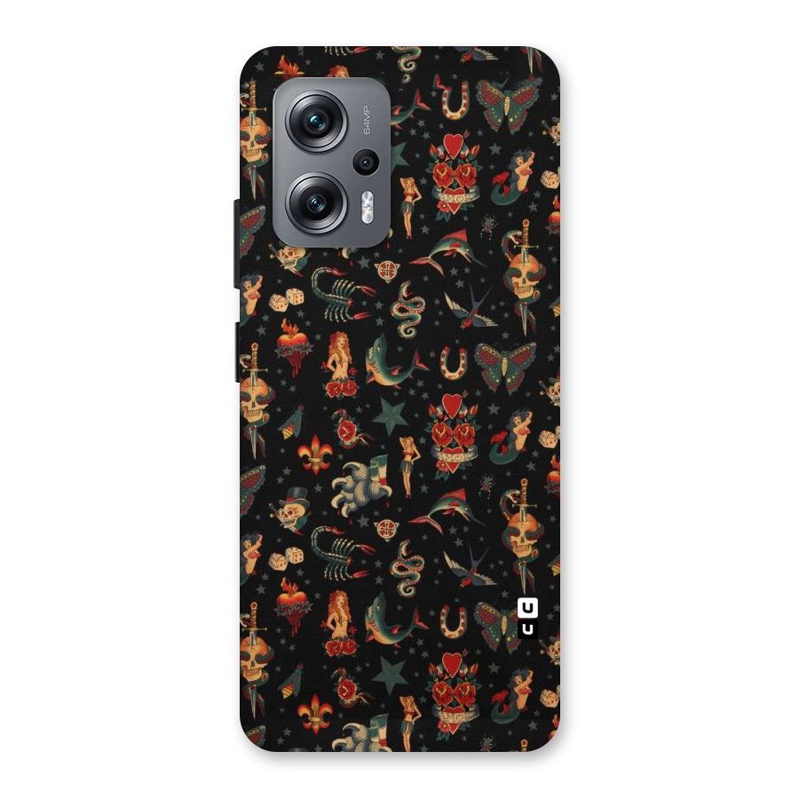 Dark Pattern Back Case for Redmi K50i