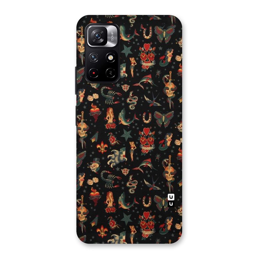 Dark Pattern Back Case for Redmi Note 11T 5G