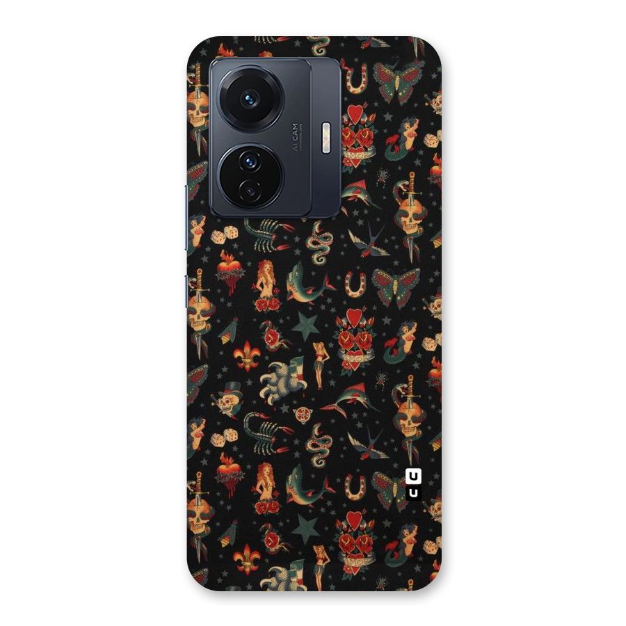 Dark Pattern Back Case for Vivo T1 Pro