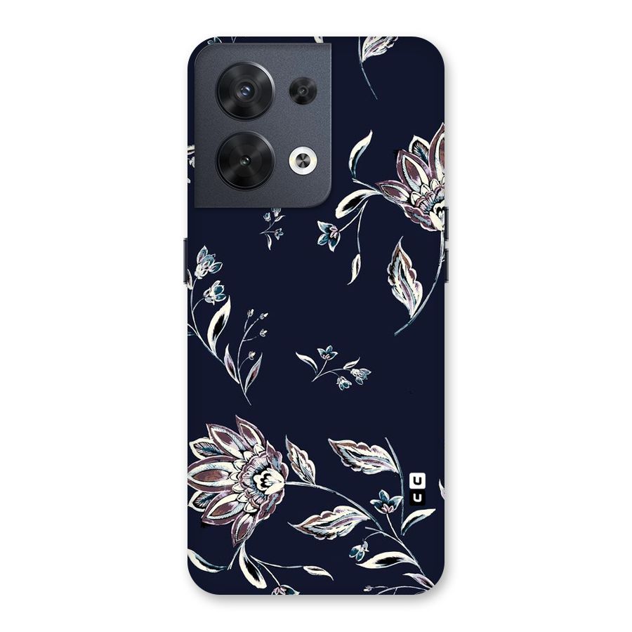 Dark Petals Back Case for Oppo Reno8 5G