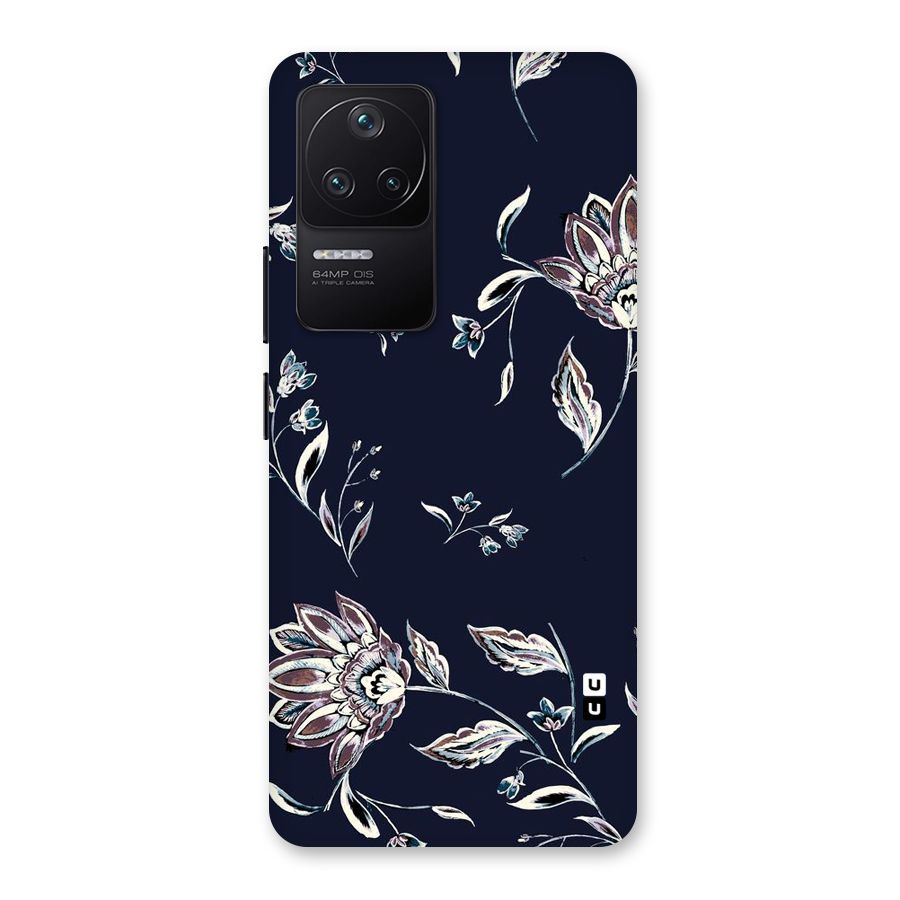 Dark Petals Back Case for Poco F4 5G