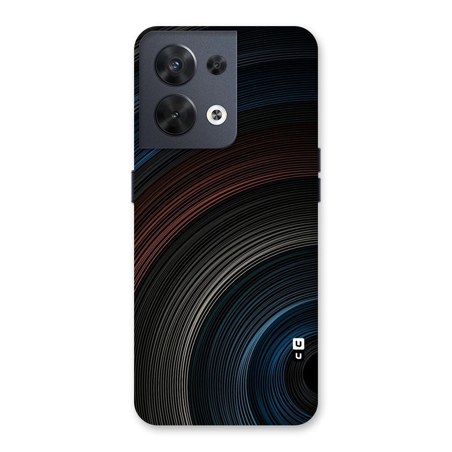Dark Shade Swirls Back Case for Oppo Reno8 5G