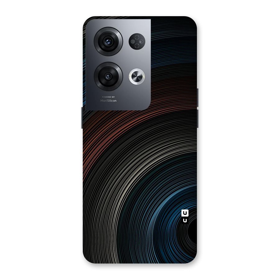 Dark Shade Swirls Back Case for Oppo Reno8 Pro 5G