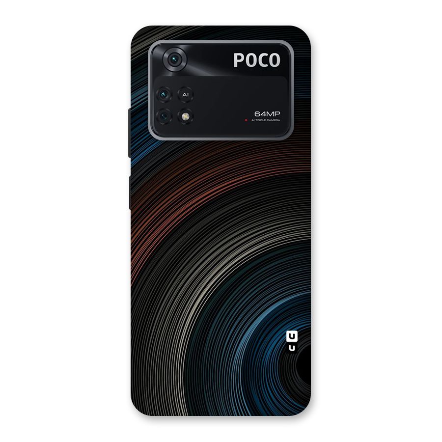Dark Shade Swirls Back Case for Poco M4 Pro 4G