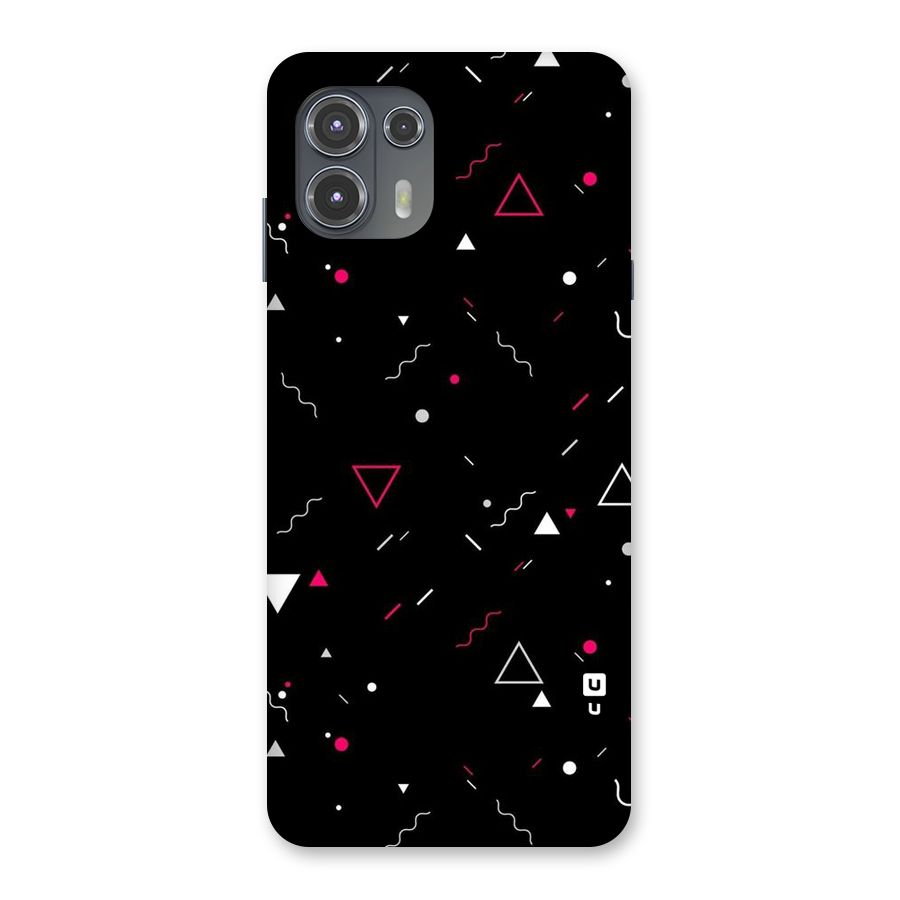 Dark Shapes Design Back Case for Motorola Edge 20 Fusion