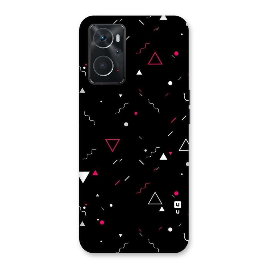 Dark Shapes Design Back Case for Oppo K10 4G