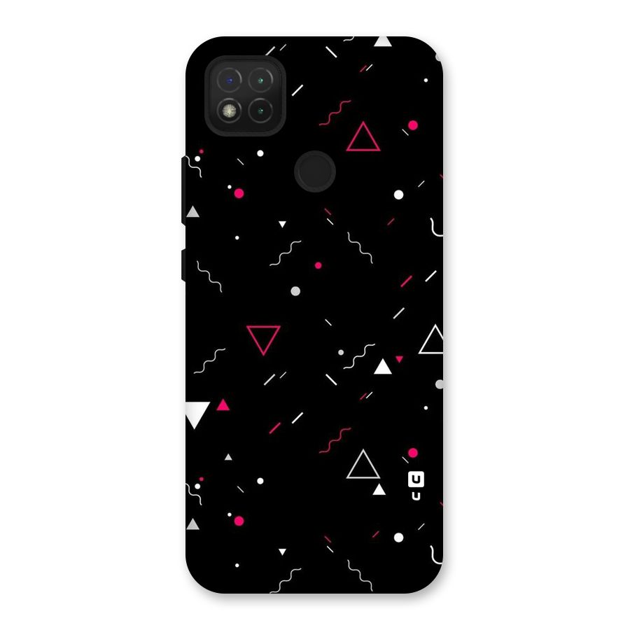 Dark Shapes Design Back Case for Redmi 9 Activ