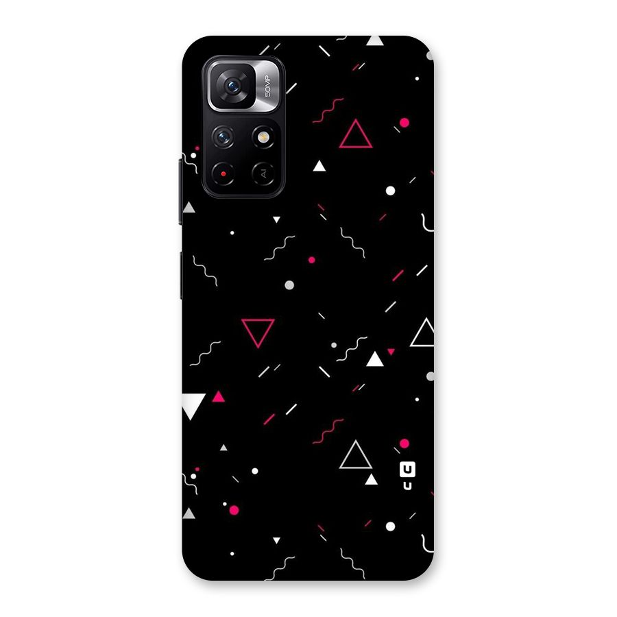 Dark Shapes Design Back Case for Redmi Note 11T 5G