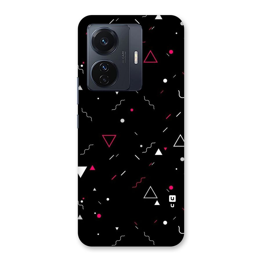 Dark Shapes Design Back Case for Vivo T1 Pro