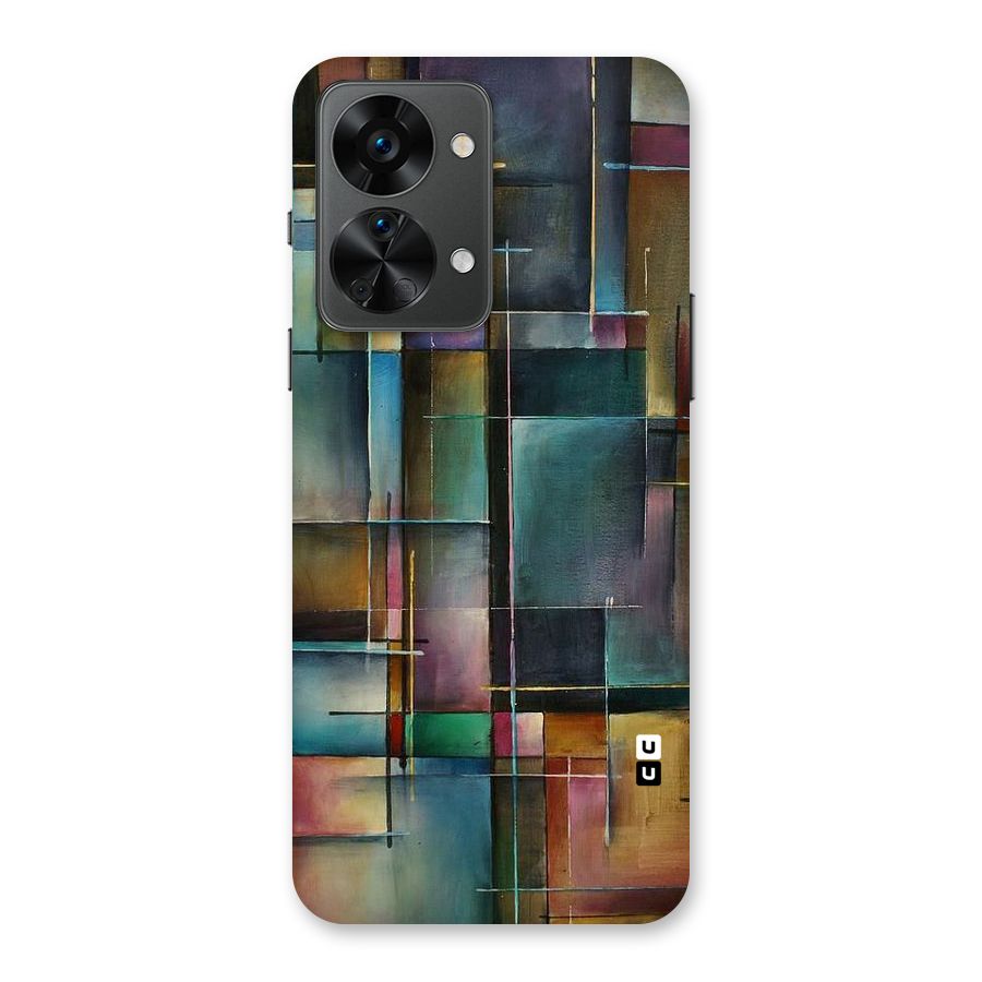 Dark Square Shapes Back Case for OnePlus Nord 2T