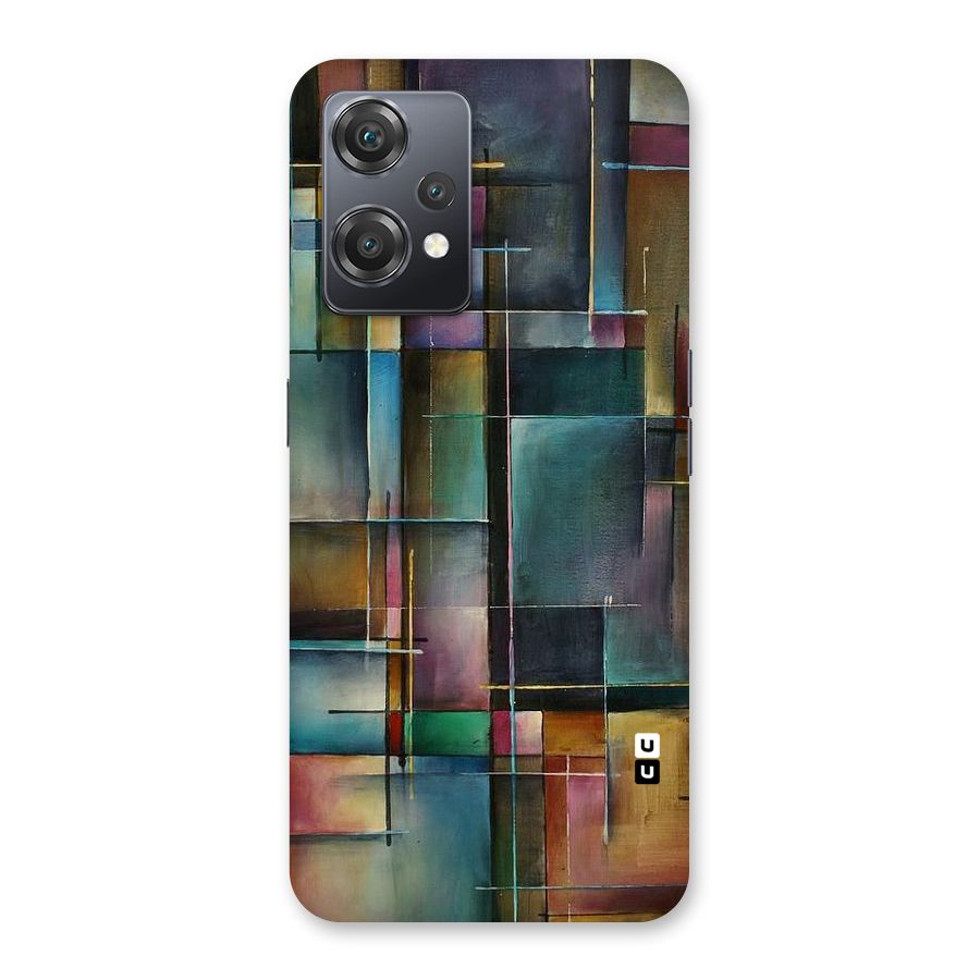 Dark Square Shapes Back Case for OnePlus Nord CE 2 Lite 5G