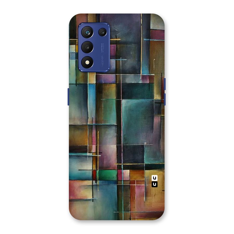 Dark Square Shapes Back Case for Realme 9 5G Speed