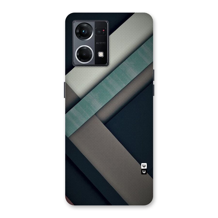 Dark Stripes Glass Back Case for Oppo F21 Pro 5G