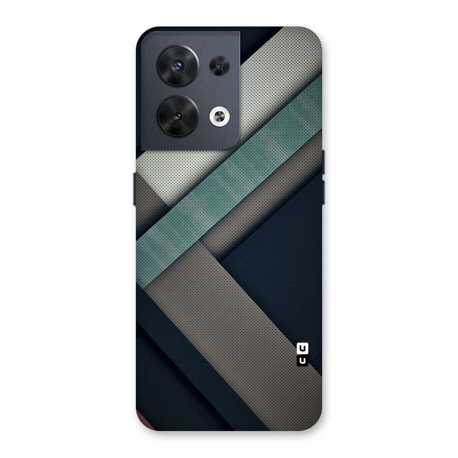 Dark Stripes Back Case for Oppo Reno8 5G