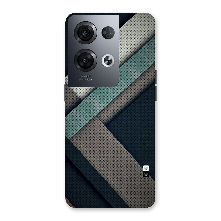 Dark Stripes Back Case for Oppo Reno8 Pro 5G