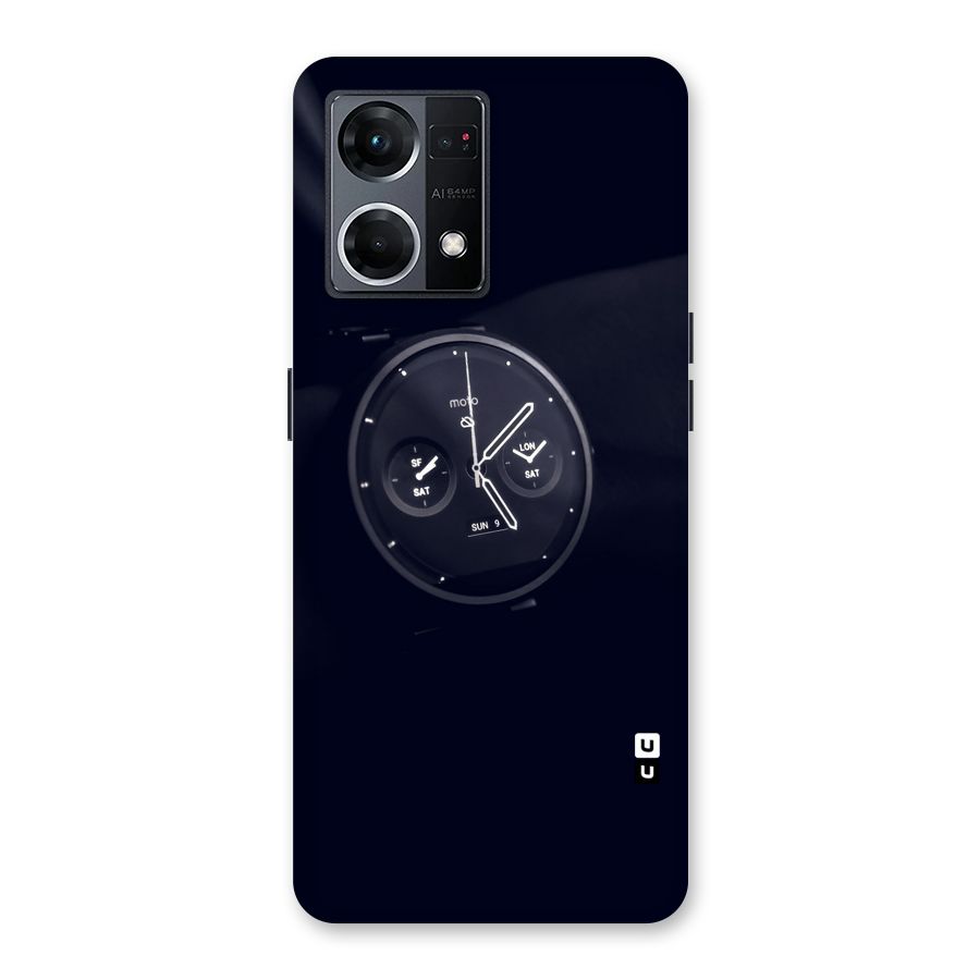 Dark Watch Glass Back Case for Oppo F21 Pro 5G