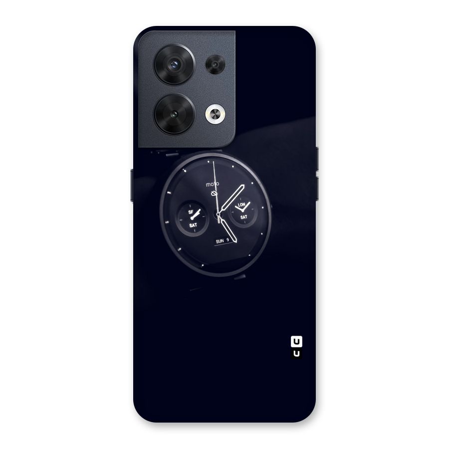 Dark Watch Back Case for Oppo Reno8 5G