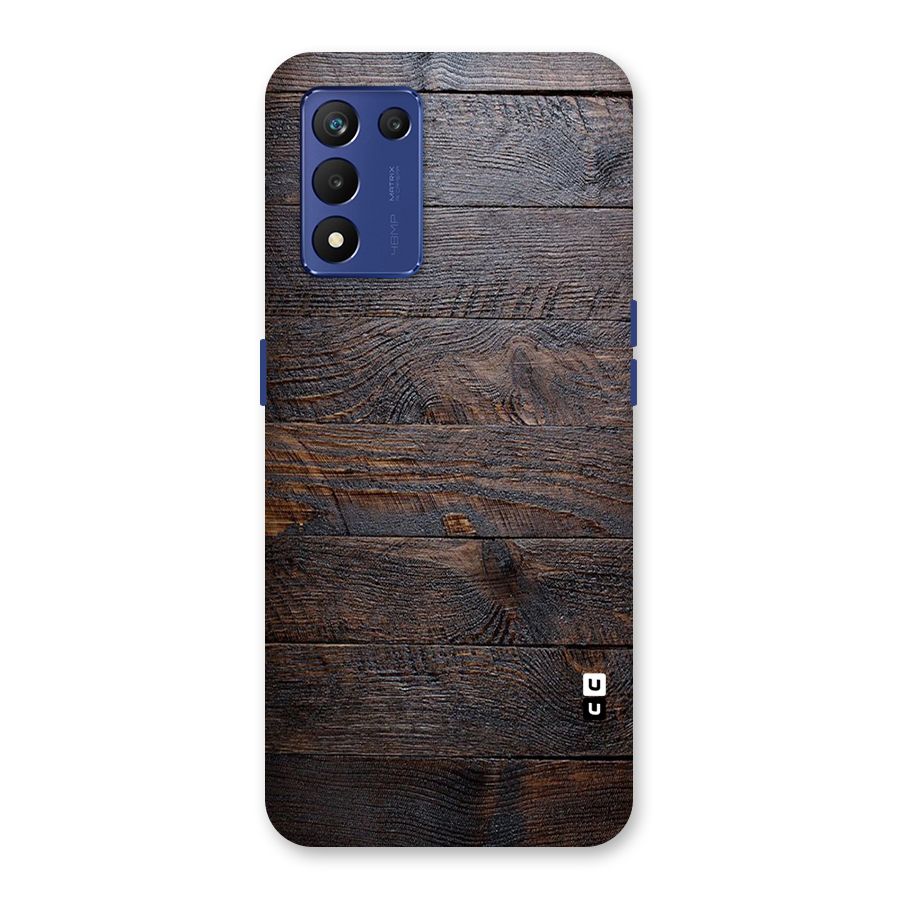 Dark Wood Printed Back Case for Realme 9 5G Speed