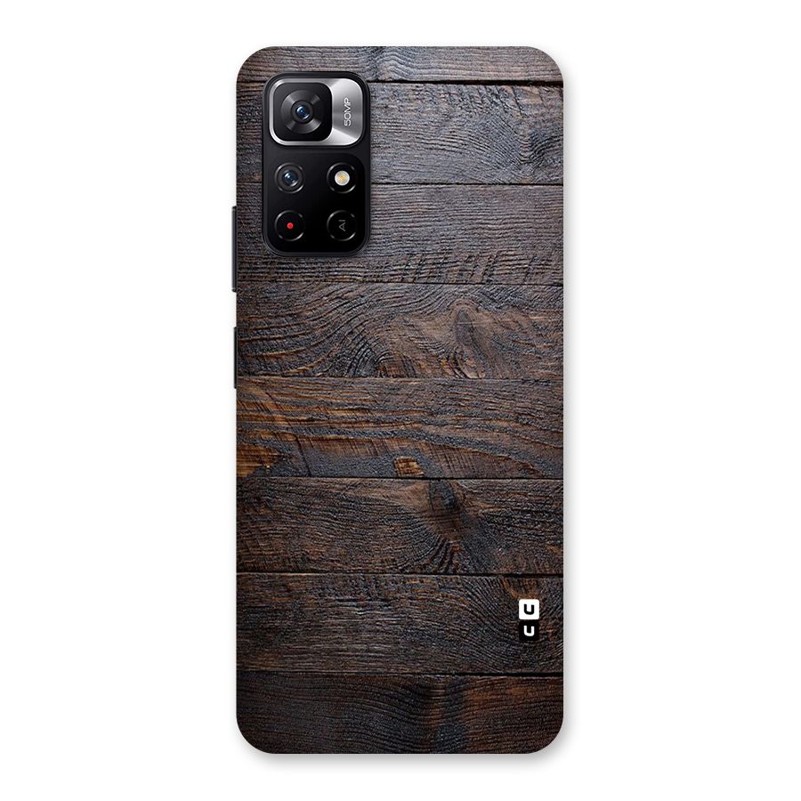 Dark Wood Printed Back Case for Redmi Note 11T 5G