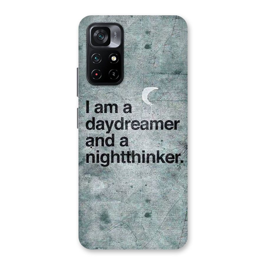 Day Dreamer Night Thinker Back Case for Poco M4 Pro 5G