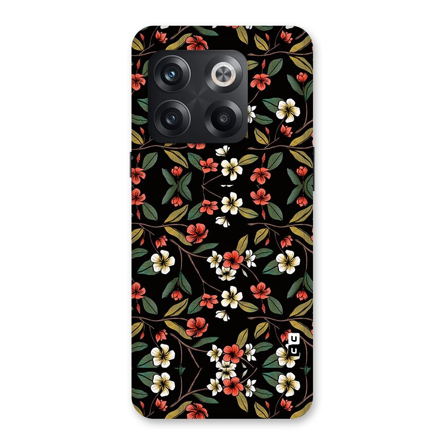 Decorative Florals Pattern Back Case for OnePlus 10T