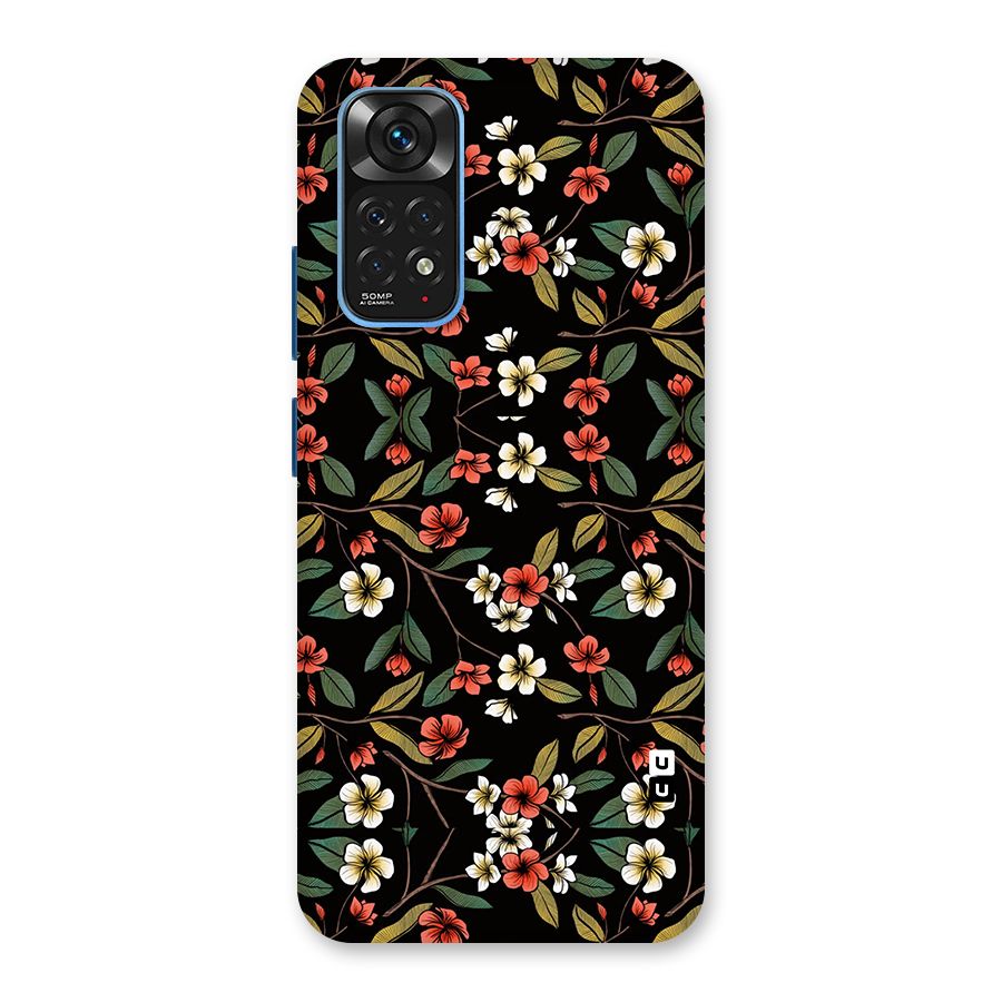 Decorative Florals Pattern Back Case for Redmi Note 11S