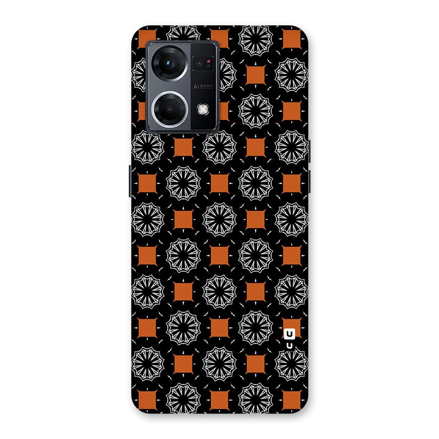 Decorative Wrapping Pattern Glass Back Case for Oppo F21 Pro 5G