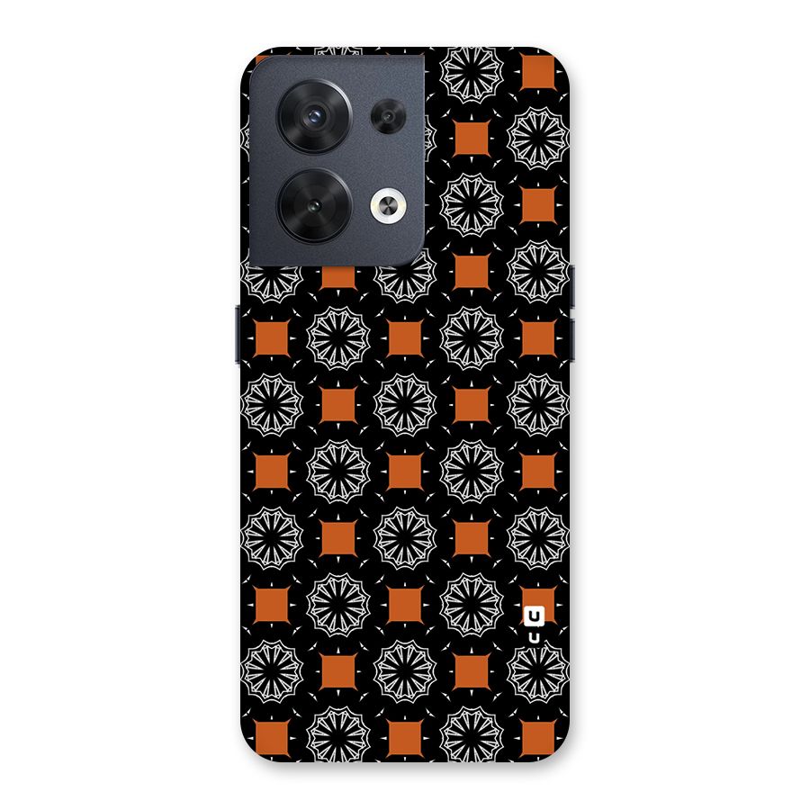 Decorative Wrapping Pattern Back Case for Oppo Reno8 5G