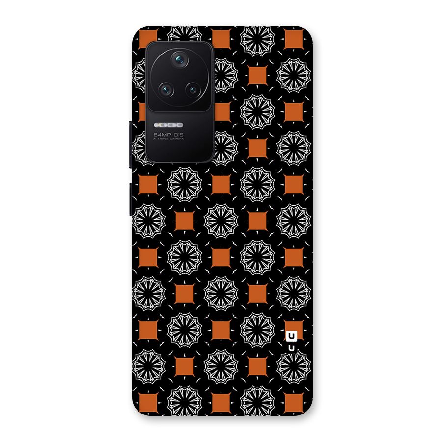 Decorative Wrapping Pattern Back Case for Poco F4 5G