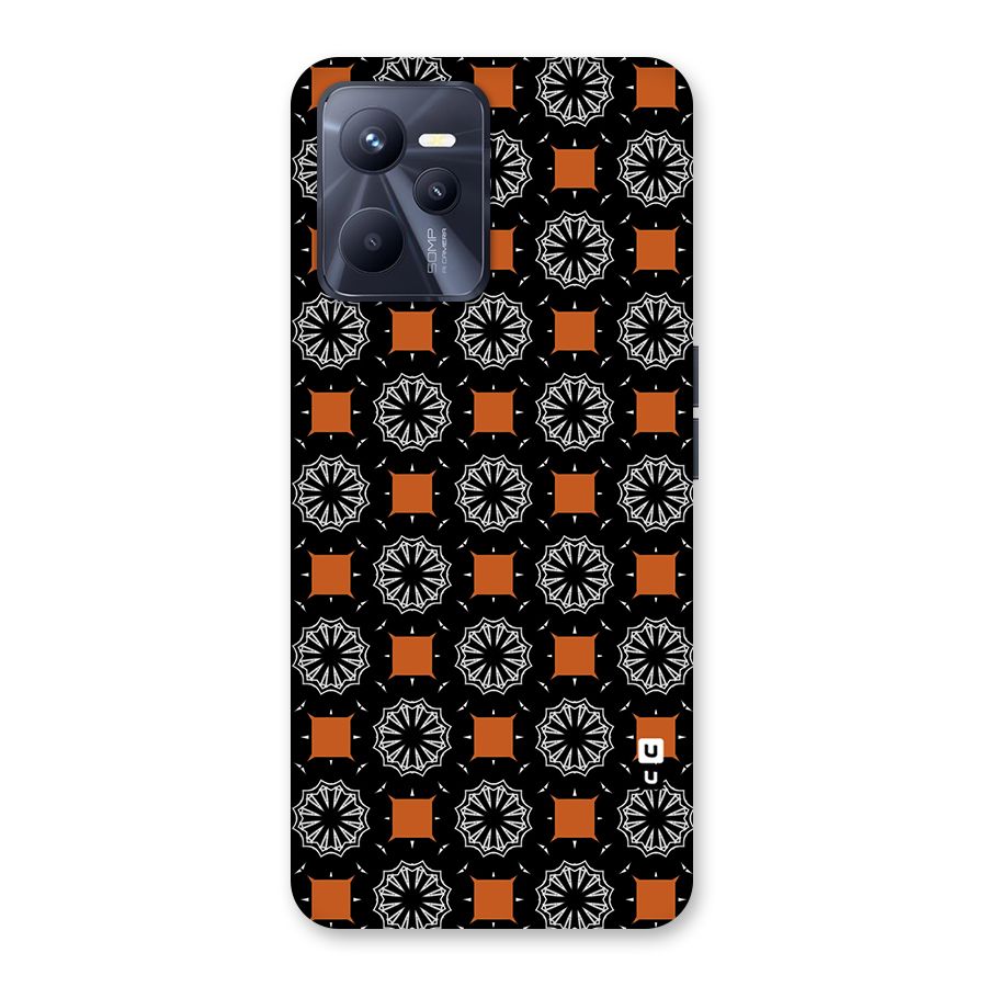 Decorative Wrapping Pattern Back Case for Realme C35