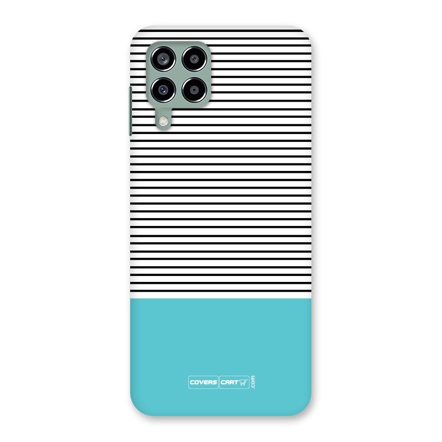 Deep Sky Blue Stripes Back Case for Galaxy M33