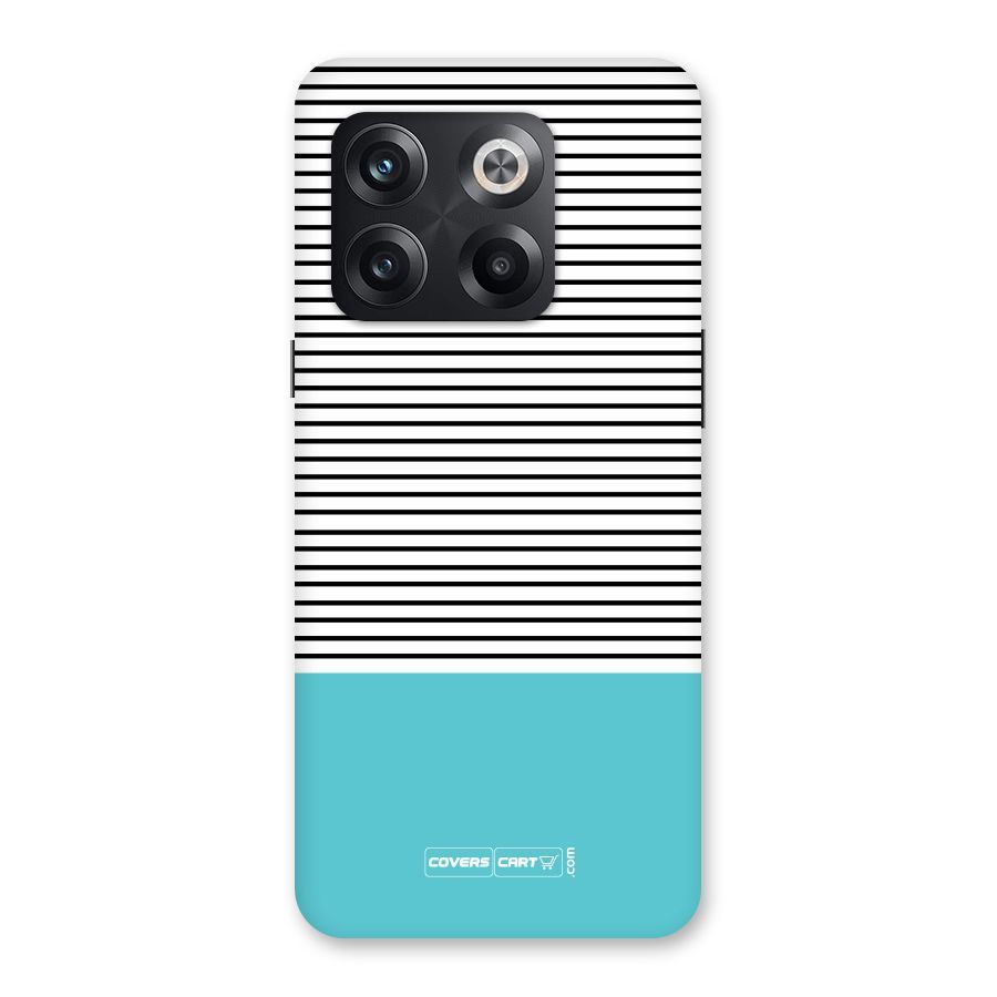 Deep Sky Blue Stripes Back Case for OnePlus 10T