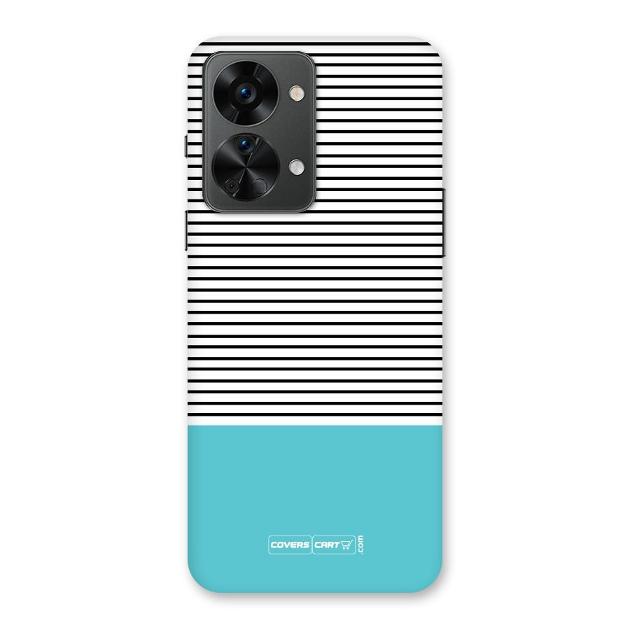 Deep Sky Blue Stripes Back Case for OnePlus Nord 2T