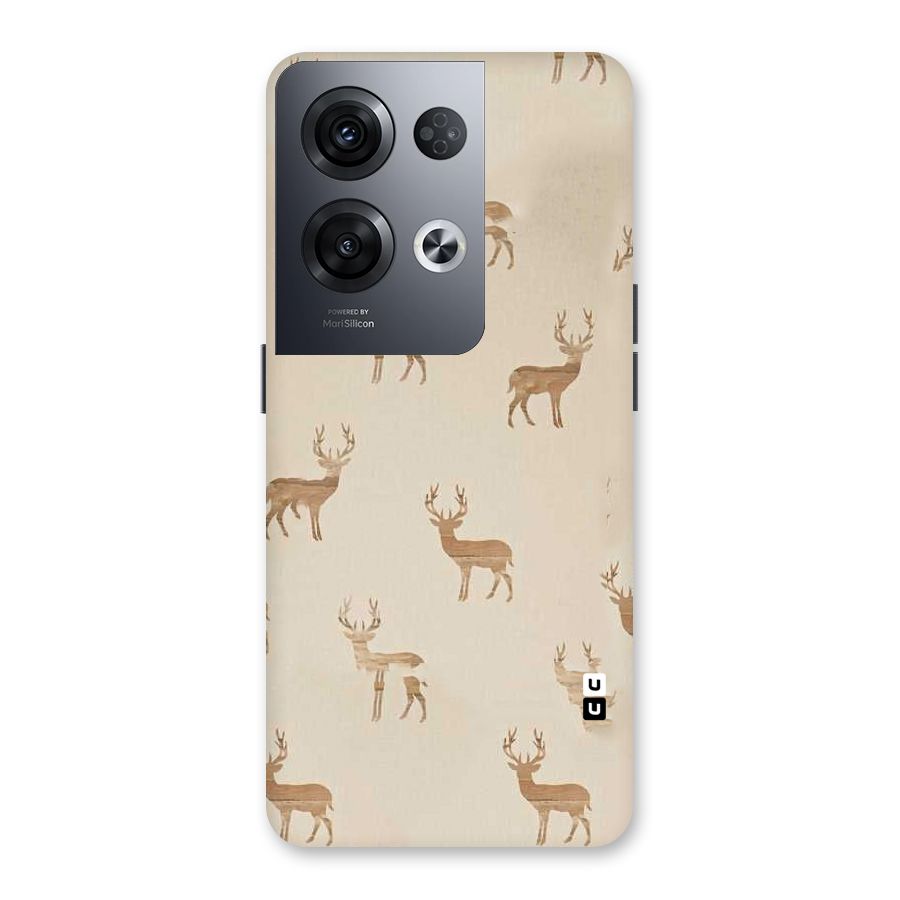 Deer Pattern Back Case for Oppo Reno8 Pro 5G