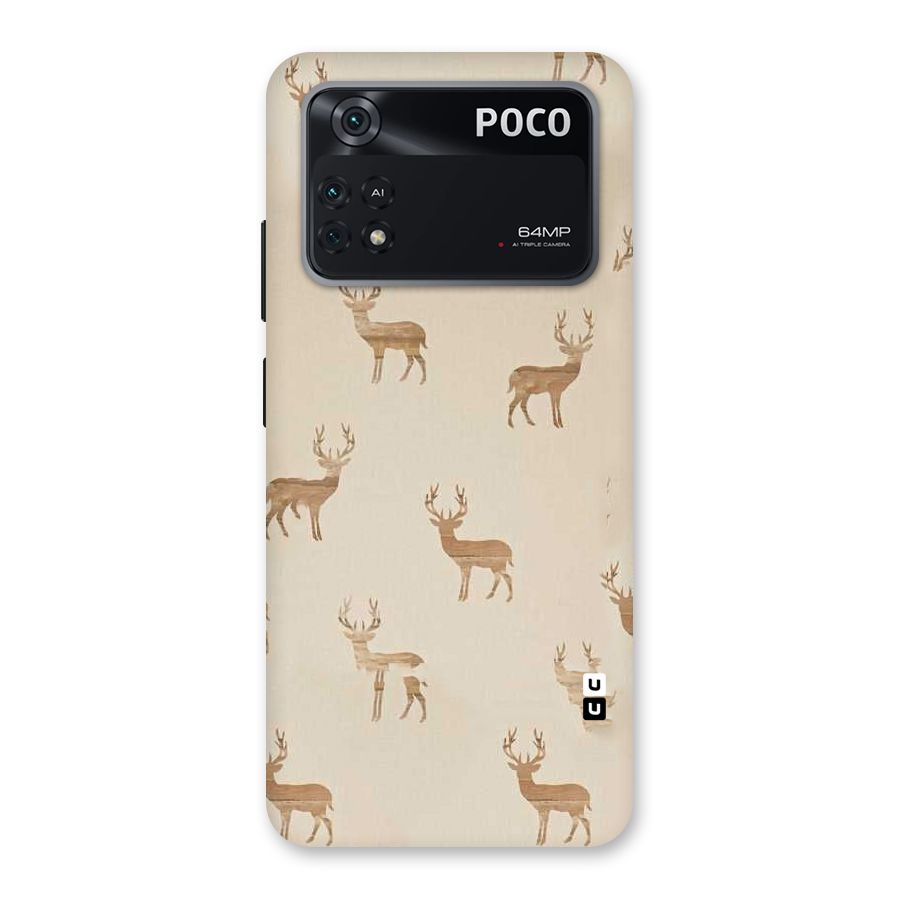 Deer Pattern Back Case for Poco M4 Pro 4G