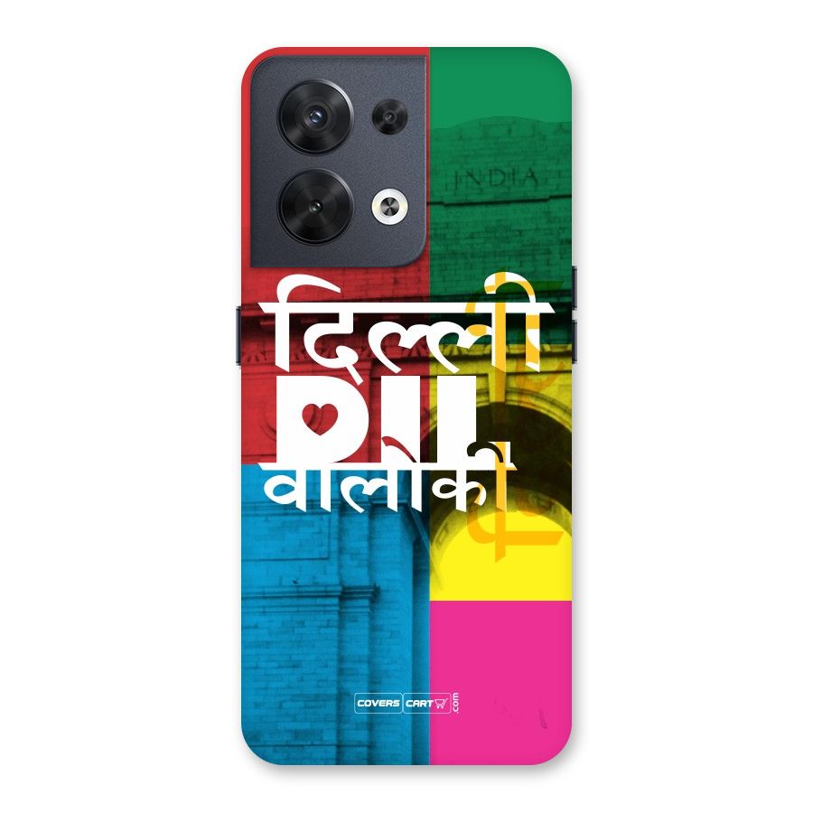Delhi Citystyle Back Case for Oppo Reno8 5G