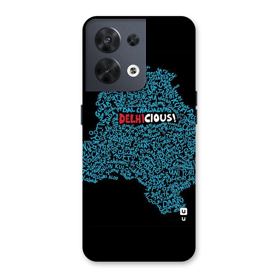 Delhicious Back Case for Oppo Reno8 5G