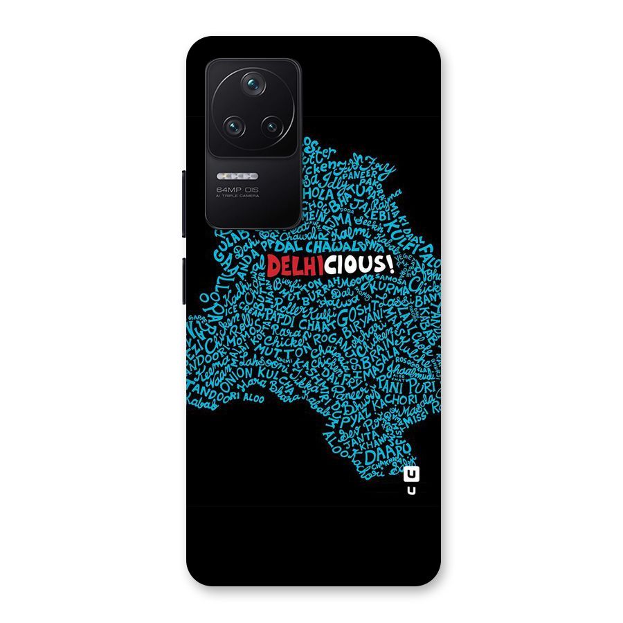 Delhicious Back Case for Poco F4 5G