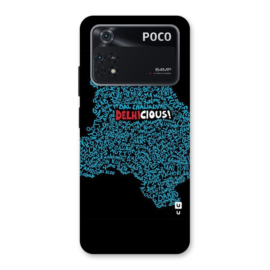 Delhicious Back Case for Poco M4 Pro 4G