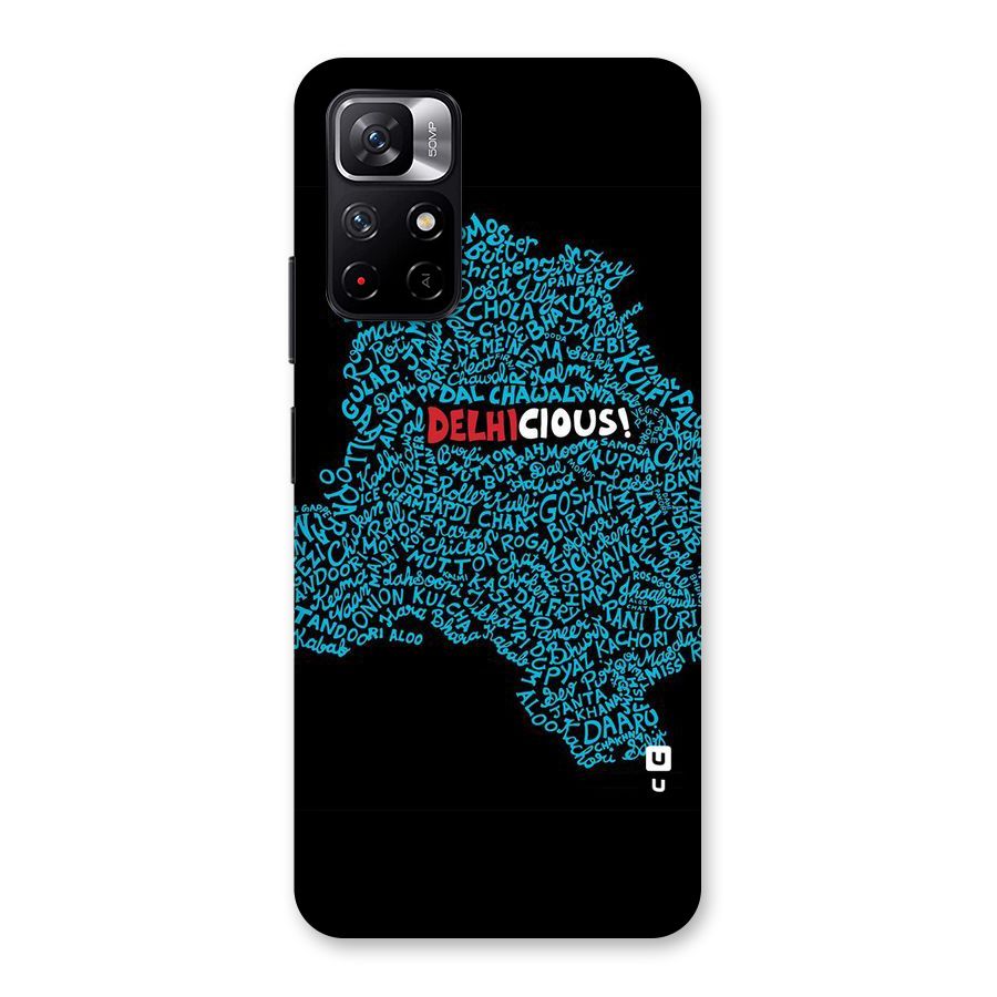 Delhicious Back Case for Redmi Note 11T 5G