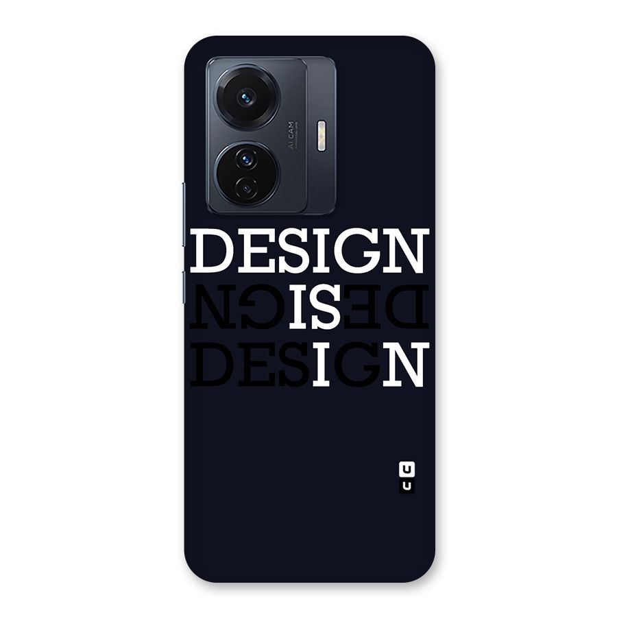 Design is In Typography Back Case for Vivo T1 Pro
